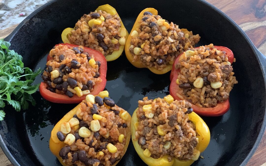 Mexican Stuffed Peppers - My Savory Kitchen