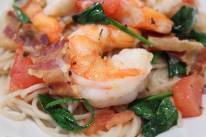 Monica's Skillet Shrimp with Bacon Up® Bacon Grease - Taste of the South